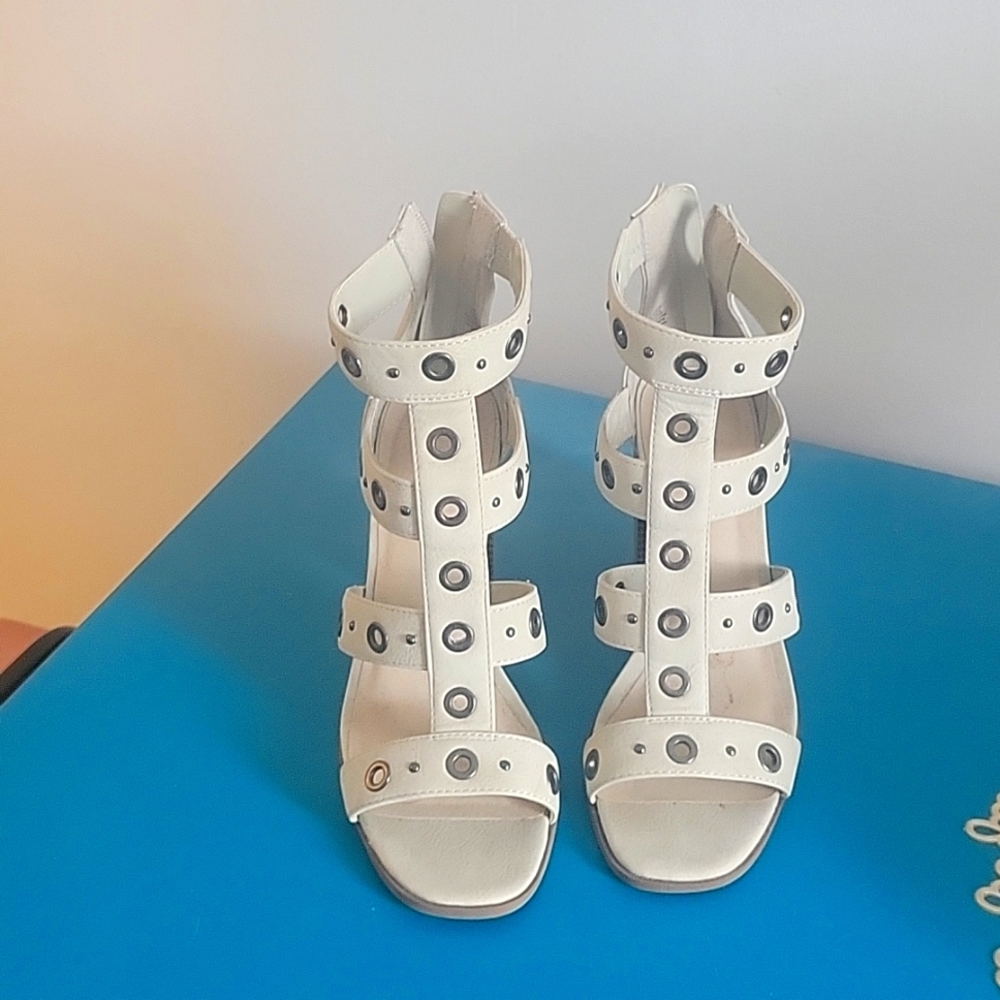 High heeled sandals